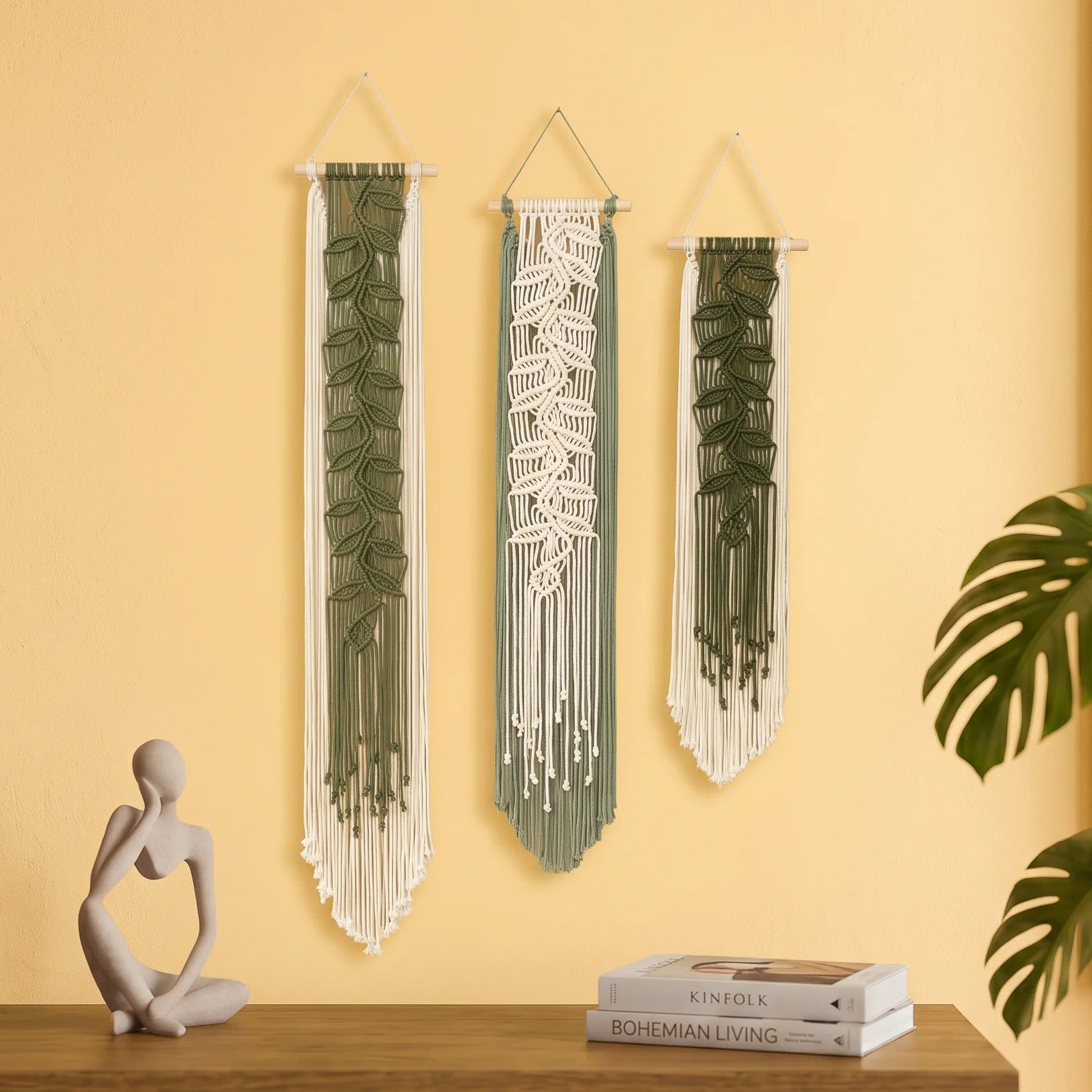 Vertical Hanging Macrame