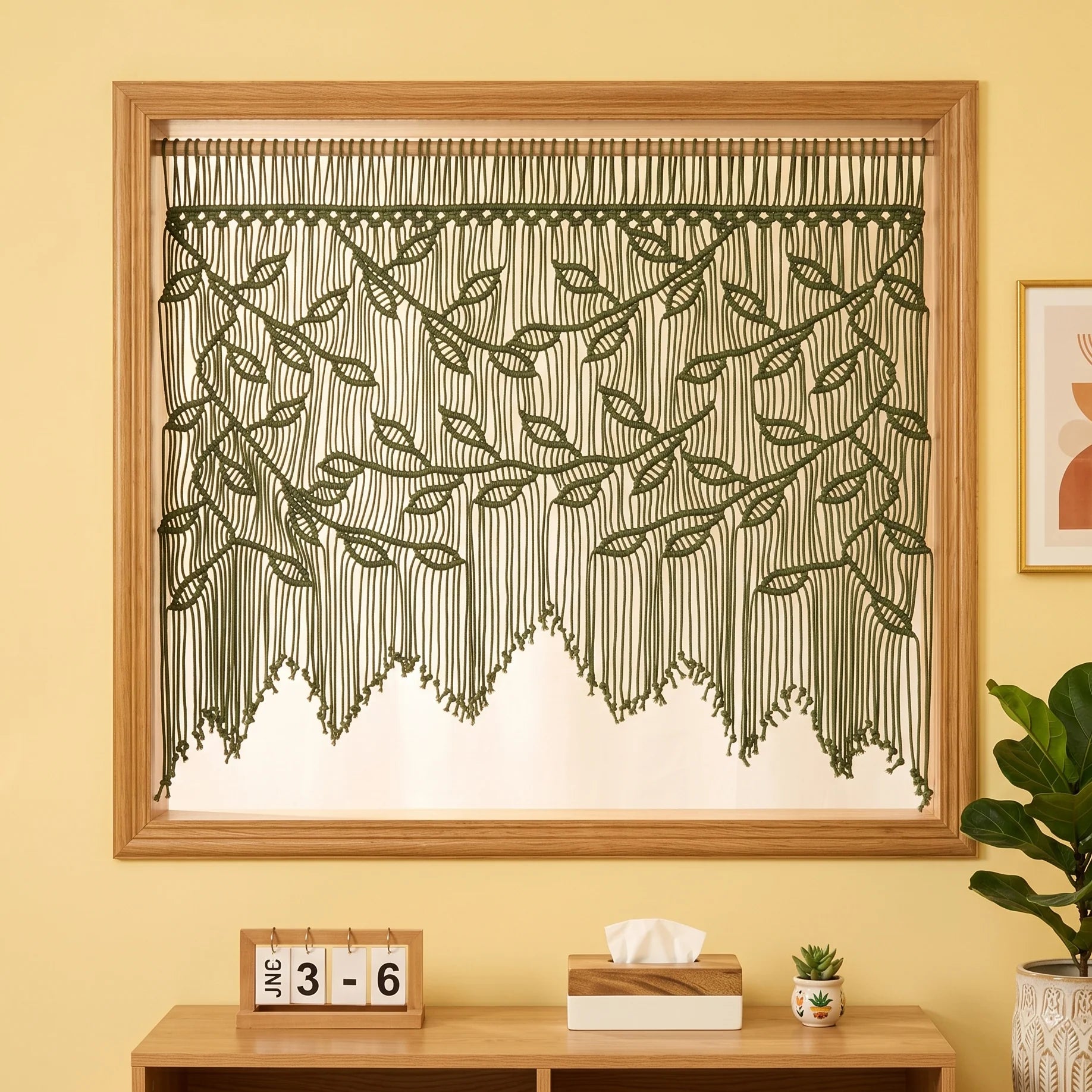 Window Leaf Curtains