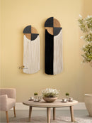 Macrame Fiber Wall Hanging ideal for creating a statement piece in boho or contemporary homes