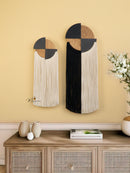 Fiber macrame wall art a stunning addition to boho inspired or natural decor themes
