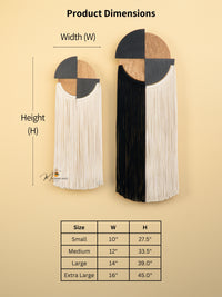 Boho style macrame fiber wall decor perfect for enhancing natural or earthy interiors with charm
