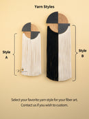 Handwoven Fiber Wall Art from macrame ideal for adding texture and warmth to boho inspired spaces

