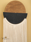 Boho inspired fiber macrame wall art ideal for adding texture and artistry to cozy interiors
