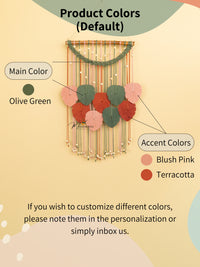 Macrame leaf hanging, perfect for boho or minimal home decor      
