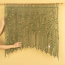 Boho macrame curtain, perfect for simple or stylish homes 
